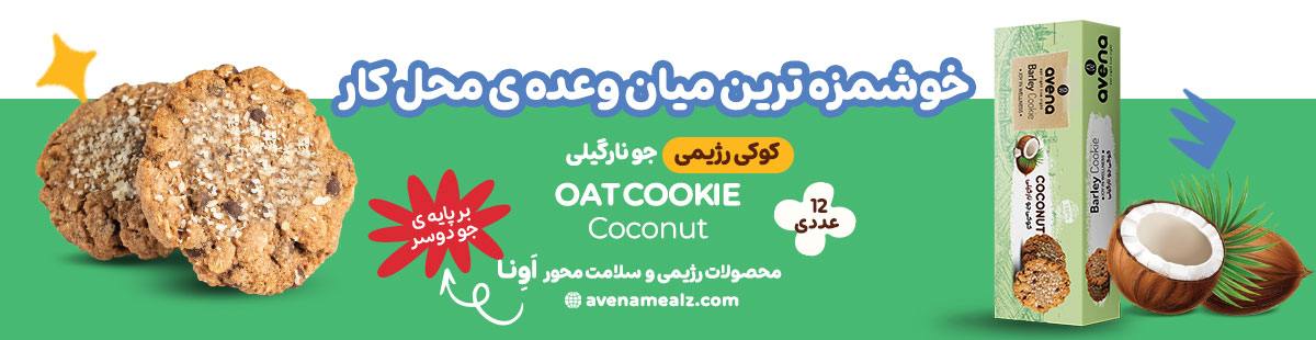 دستور پخت انواع کوکی رژیمی با آرد جو و جو دوسر 4 کوکی رژیمی جو دوسر شیرینی رژیمی کم کالری