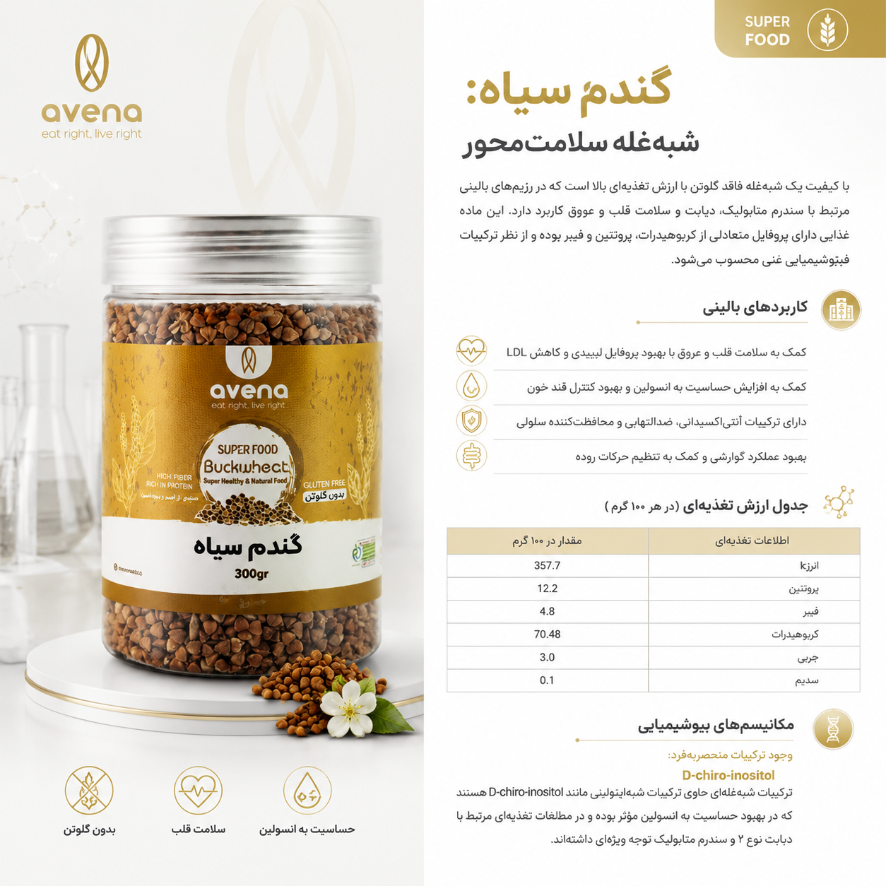 چطور با باکویت غذای سالم درست کنیم؟ ۷ ایده ساده و کاربردی با گندم سیاه 3 باکویت گندم سیاه را چطور درست کنیم